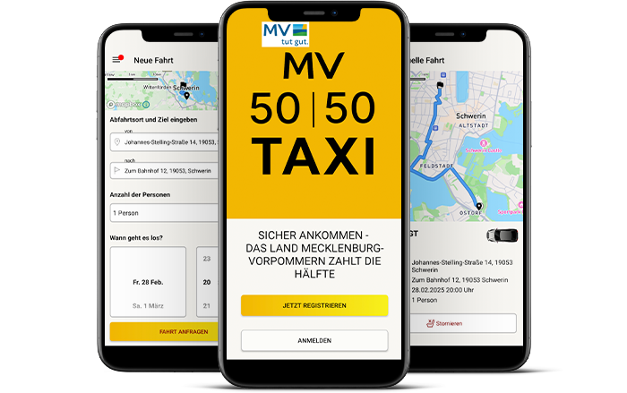 Taxi des Taxiunternehmens Sämann